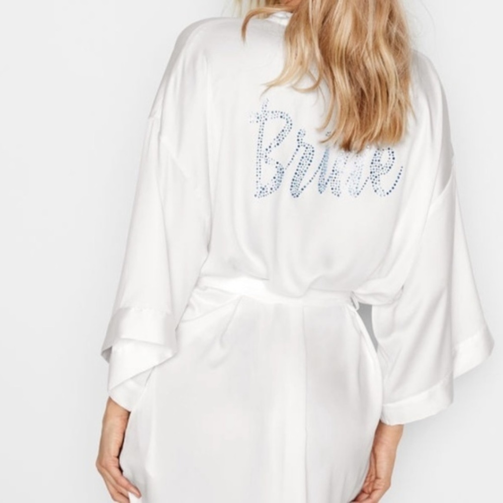 Victoria's Secret "Bride" Silky Robe